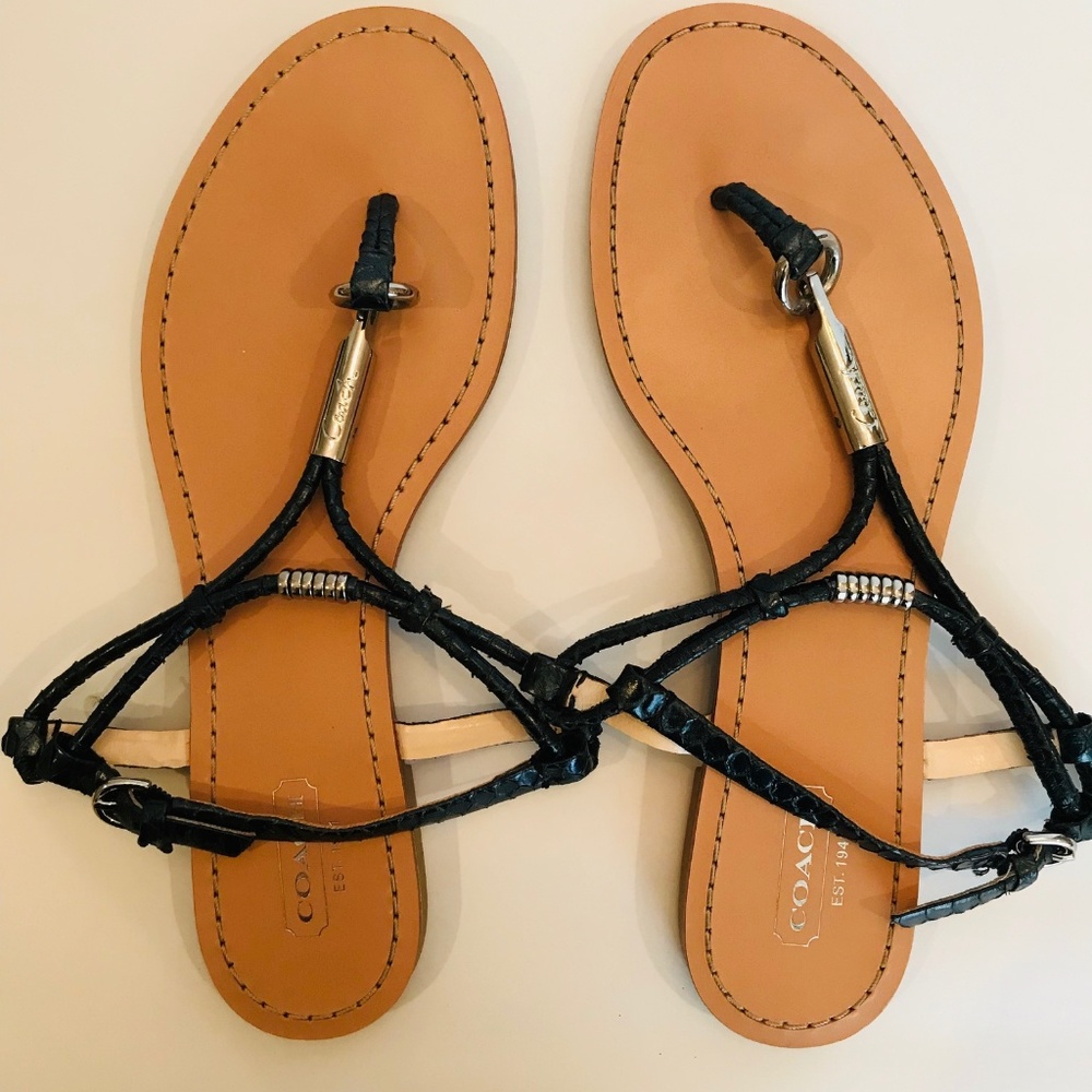 COACH Thong Sandals SIZE 8